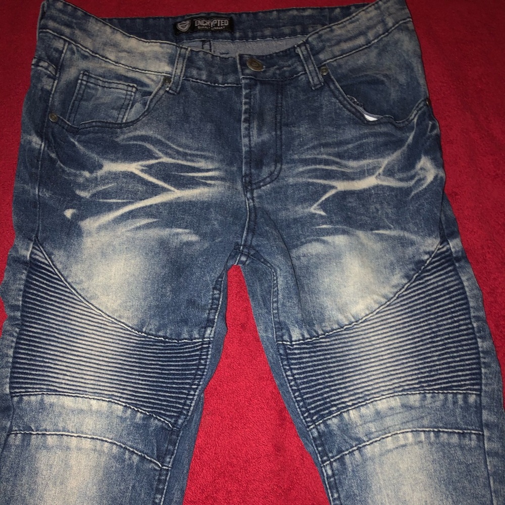 Biker jeans